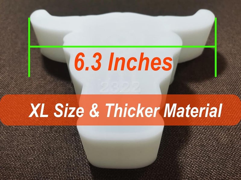 Fuehbur 【300+ Design Optional】 Bull Longhorn Shape Car Freshie Mold, Silicone Mould for Aroma Beads, Oven Safe DIY Handmade Epoxy Resin,Soap,Candle, XL - 6.3'' x 5.3'' x 1.23'' - Image 2